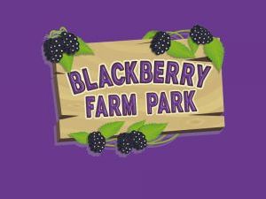 Blackberry Farm park logo in purple