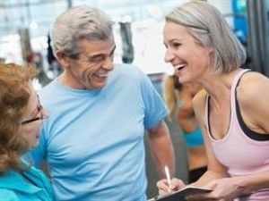 Mature People Exercise