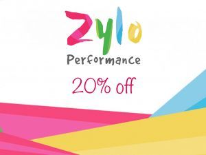 Zylo logo with 20 percent off banner