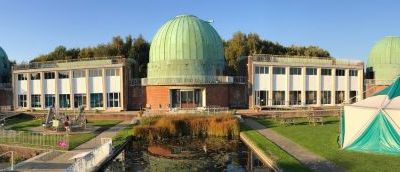 The science centre observatory from aerial view