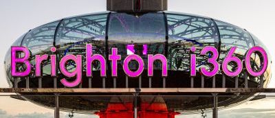 i360 pod big-brighton i360 logo in pink